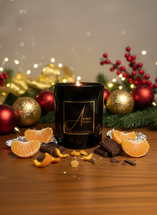 Aumni Black Candle Chocolate Orange