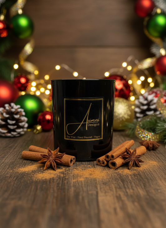 Aumni Black Candle Cinnamon