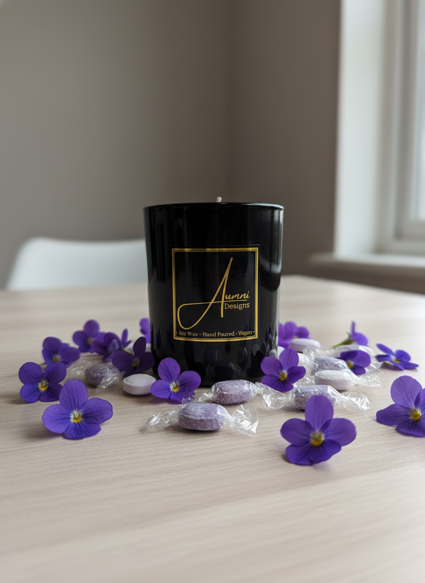 Aumni Black Candle Parma Violet
