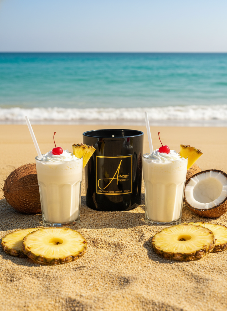 Aumni Black Candle Pina Colada