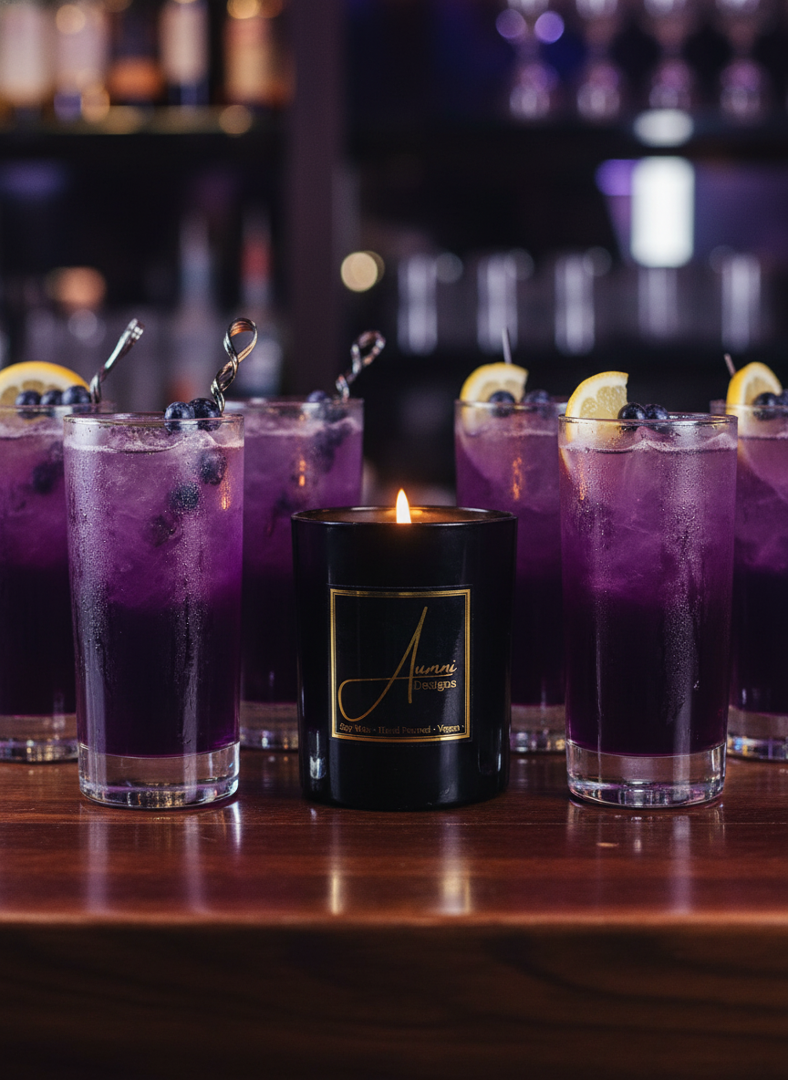 Aumni Black Candle Purple Rain