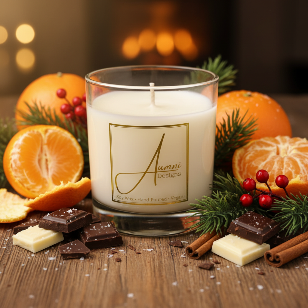 Aumni Chocolate Orange Scented Candle