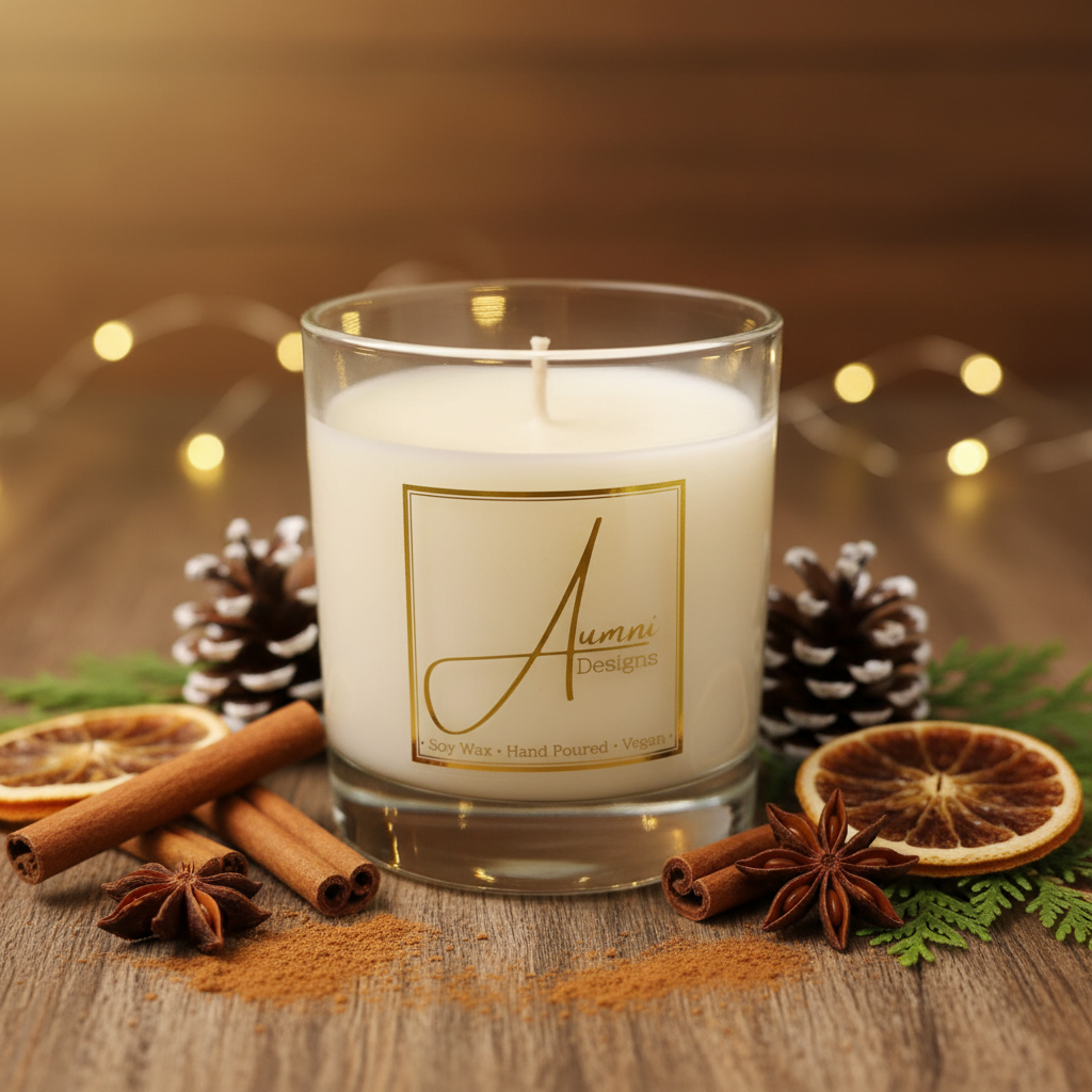Aumni Cinnamon Scented Candle