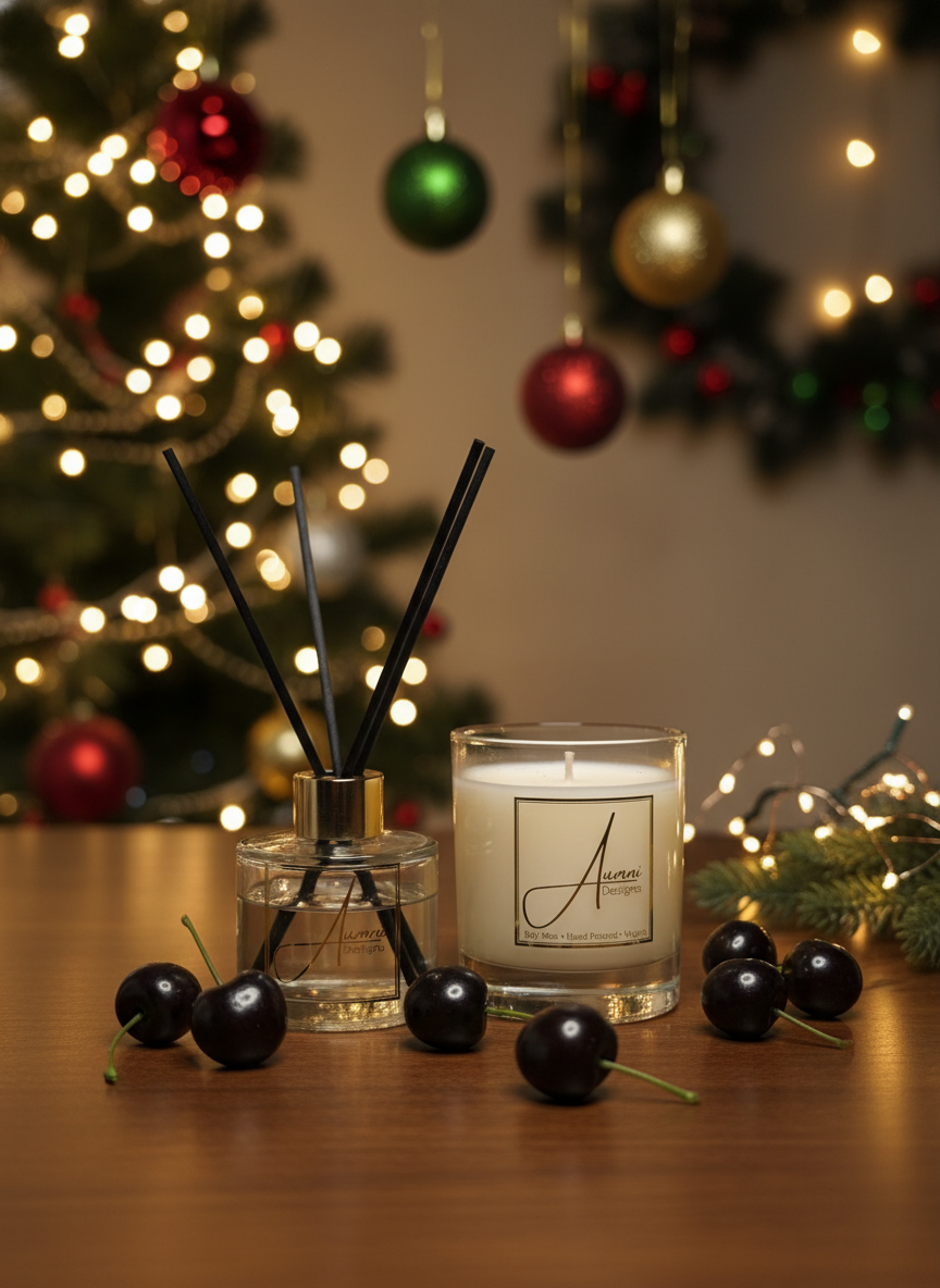 Aumni Diffuser & Candle Black Cherry