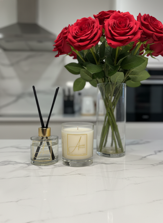 Aumni Diffuser & Candle Rose