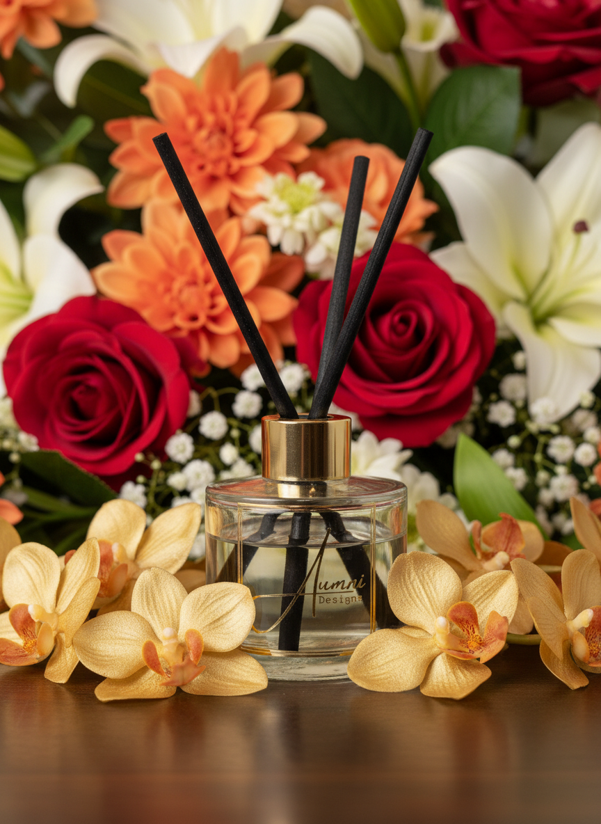 Aumni Gold Orchid Reed Diffuser