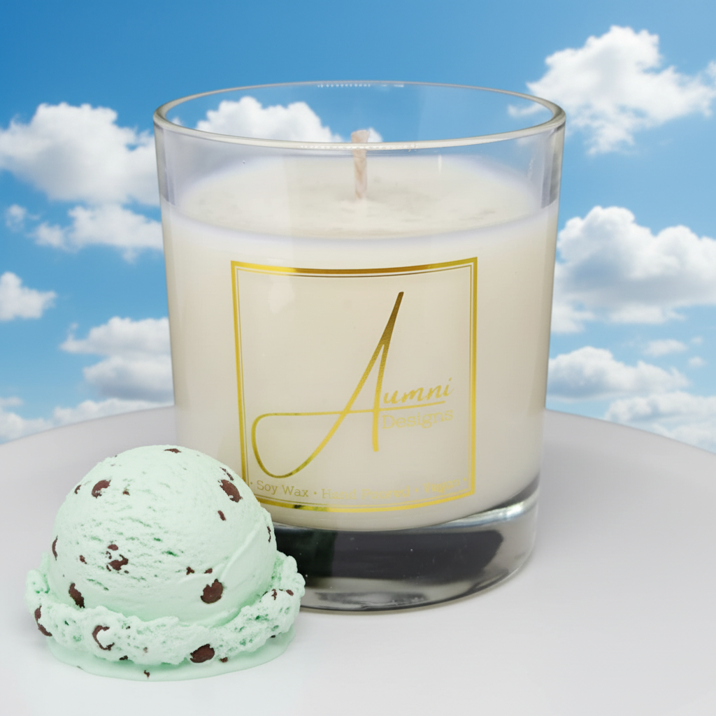 Aumni Mint Choc Chip Scented Candle