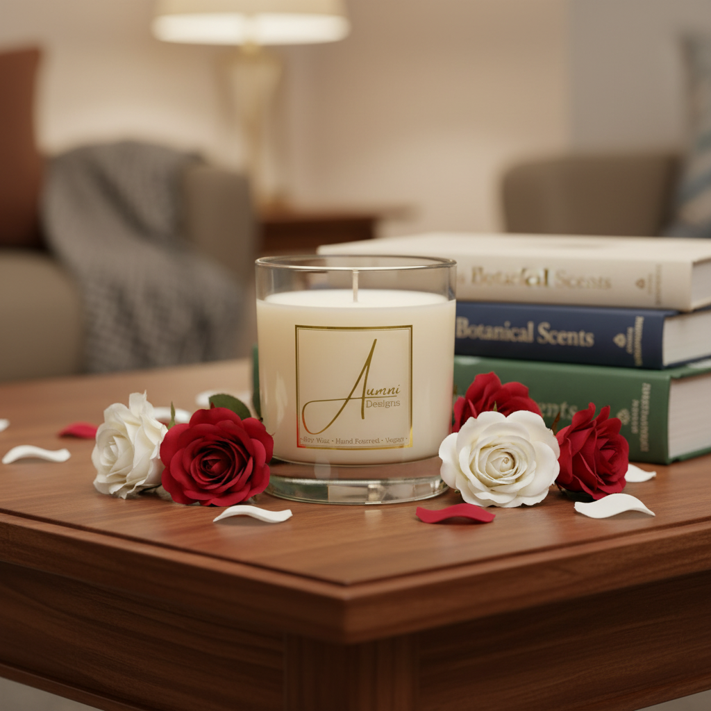 Aumni Rose Scented Candle