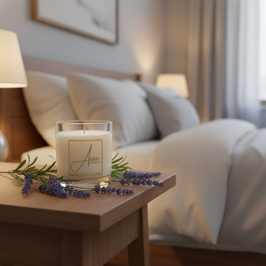 Aumni Scented Candle Lavender Bedroom