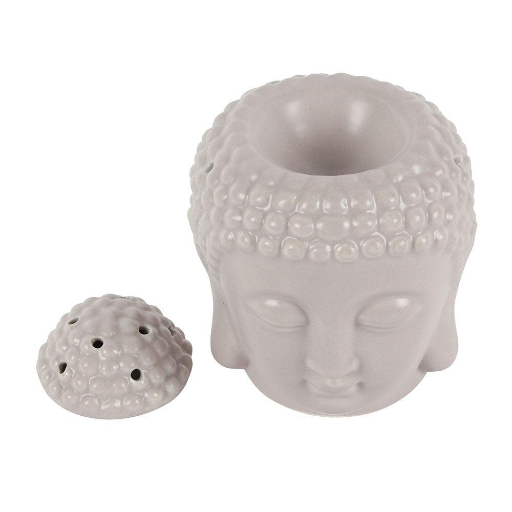 Buddha Head Wax Melt Burner with Lid